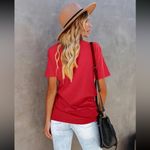 Lit Christmas Lights Graphic Shortsleeve Tee Shirt New Red Size XXL Photo 2