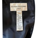 Evan Picone EVAN-PICONE Silk Navy Dress Multicolor Floral Sheath V-Neck Cap Sleeves 6 EUC Photo 4