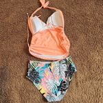 Womens Halter Tankini Bathing Suits Sexy Slimming Tummy Control Swimsuit XXL NEW Pink Size undefined Photo 5