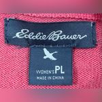 Eddie Bauer  Women's Size PL Dip-Dye Pink Ombre Button Cardigan Photo 1