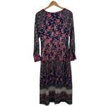 CAbi  Festive Maxi Dress Small Retro‎ Floral Boho Multicolor Fall Festival Chic Photo 4