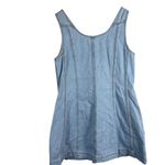 Madewell Denim Sleeveless Seamed Mini Dress Palomilla Wash Size 12 Photo 6