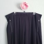 Eileen Fisher  Black Stretch Tencel Fleece Pant Photo 3