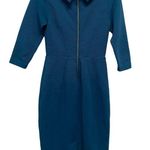 Boden Blue Green Cotton Spandex Stretch Dress Lined Casual 4R US Size 4 Photo 6