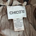 Chico's Chico’s Abstract Print Crinkle Lined Full A Line Skirt Sz L Photo 4