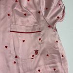 Victoria's Secret  Pink Satin Heart Pajama Set XXL NWT Photo 3