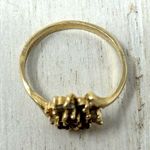 Ruby 10K diamond and ring, Approx size 8 Photo 8