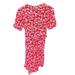 Madewell V-neck floral red & white Romper size 6 #756 Photo 4