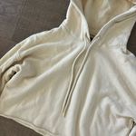 naadam yellow cropped hoodie pullover cashmere blend sweatshirt Photo 1