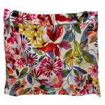 RipSkirt Hawaii Womens Medium Lotta Leg White Wildflower Watercolor Polyester Photo 0