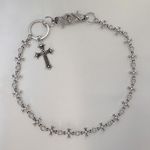 Cross Pants Chain for Men Women,Jeans Chain,Keys Chain,Biker Wallet Chain,Streetwear Punk Hip Hop Unisex Style Silver Photo 4