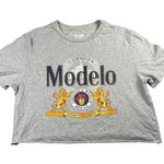 Women’s Modelo Beer Graphic Crop Top T Photo 0