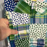 Arizona Jeans Shorts Patch Polka Dot Plaid Womens 3 Cotton Arizona Jean Company Green Blue Photo 9