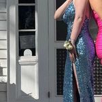 Jasz Couture  7501 TURQUOISE PROM DRESS Photo 4