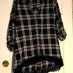 Wallpapher  plaid lace blouse Photo 0