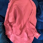 Vitamin A  Pink Button Down Shirt & shorts sz M Photo 6
