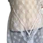 Vintage 70'S 2Piece Baby Doll Nylon Slip Chemise L White Size L Photo 4