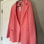 Lane Bryant  NEW Coral Pink Cardigan Casual Blazer Jacket PLUS SIZE 3X Photo 4