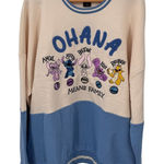 Her Universe  Disney Lilo Stitch Ohana Sweatshirt Womens 2X White‎ Blue NEW Photo 0