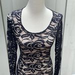 Privately Privileged Sexy Black Floral Lace Body Photo 1