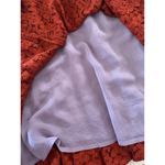 Moulinette Soeurs size 4 small anthropologie casual f zipper skirt red lace rust Photo 6