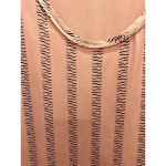 Reiss  Remy Silk Front‎ Striped Tank Large Peachy Pink Photo 1
