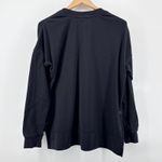 The Normal Brand Puremeso Split Side Overshirt Black High Photo 7