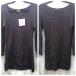 Somedays Lovin  Mist Rib Knit Dress Charcoal NWT Photo 2