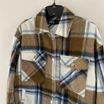 ZARA | Wool Blend Plaid Overshirt Shacket Size Small Photo 4