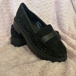 Fashion to figure NEW  Gem Women's Wide Crystal Chunky Black 90s Y2K Loafers 8W Photo 1
