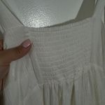 Soma NWT Jacquard Maxi Bra Dress In White Size Medium Photo 8