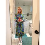 Hunter Bell  Multicolored Leopard Printed 100% Silk Leoparf Casper Dress size 10 Photo 4