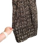 Dress the Population  Sam Plunge Neckline Mini Bodycon Dress Bronze Black Small Photo 5