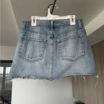 L'Agence  Paris Micro Mini Jean Skirt In Caruso In Multi Photo 4