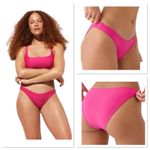 J.Crew Pink Fushia Heritage 1989 high-leg bikini bottoms Size 3X New BP209 Photo 1
