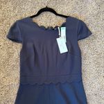NWT Mauvette‎ Middleton Ponte Navy Dress Size M Career Office Size M Photo 1