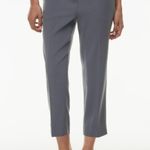 Aritzia Babaton Conan Crop Pants Womens 2 Vintage Navy Quiet Luxury Career Work Photo 0