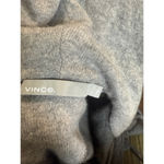 Vince  Cashmere Full Zip Hoodie Dark Grey Women Small Photo 9