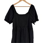 Disturbia Marcia Broderie Midaxi Dress in Black size 16 Puff Sleeve NWT Cotton Photo 6