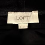 Loft  Outlet Soft Knit V-Neck‎ Pullover Long Sleeve Hoodie Black Size Small Photo 3