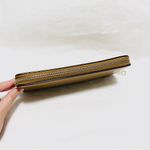 Coach Long Wallet Classic Style Caramel Brown Color Photo 2