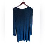 Old Navy charcoal gray long sleeved shirt dress size medium Photo 2