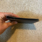 Gucci Authentic  bifold leather wallet black silver Photo 6