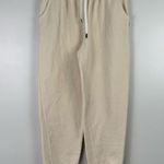 Feat Sweatpants Women's Size Medium Fleece Cozy Tan Photo 0
