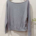Sovere Studio Silver Boat Neck Relax Fit Sweater Size Small NWT Everyday Chic Photo 0