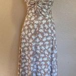 Lulus NWOT  Picturesque Moments Brown Floral Print Strappy Maxi Dress Photo 0