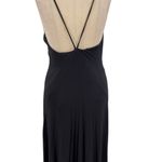 Free People  Beach Black Viscose Jersey Strappy Midaxi Dress‎ Size XS Photo 9