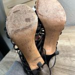 Nike Coach Black Fantasia Heels Strappy Stilleto Size 8B Photo 3