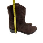 Garnet Hill  Made in Italy Brown Suede Western Style Boots 9 Photo 5