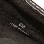 Moda animal black leather pointy toe heels… Photo 4